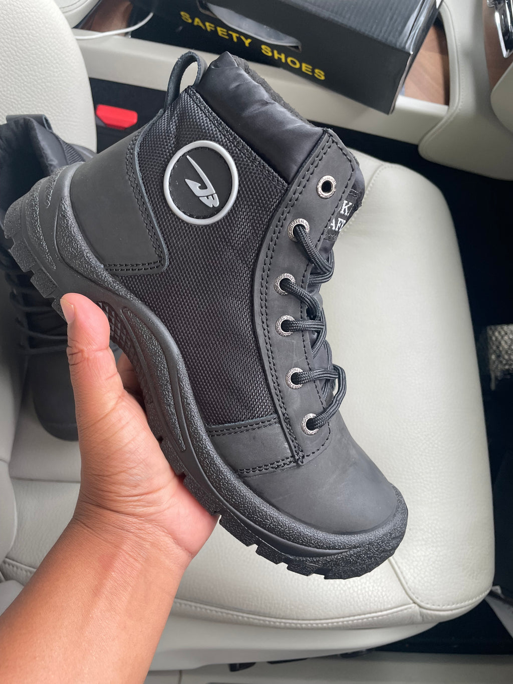 Unisex work shoes steel toe oil resistant