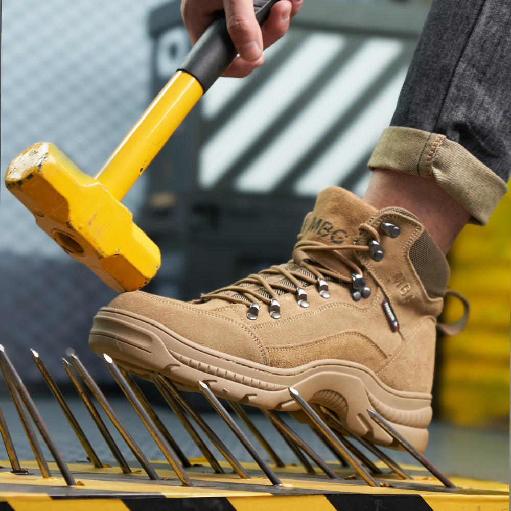 Men’s work boots steel toe comfortable
