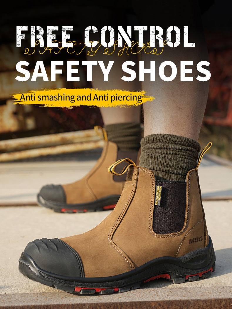 Men’s safety boots steel toe anti smashed