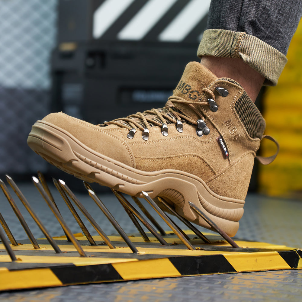 Men’s work boots steel toe comfortable