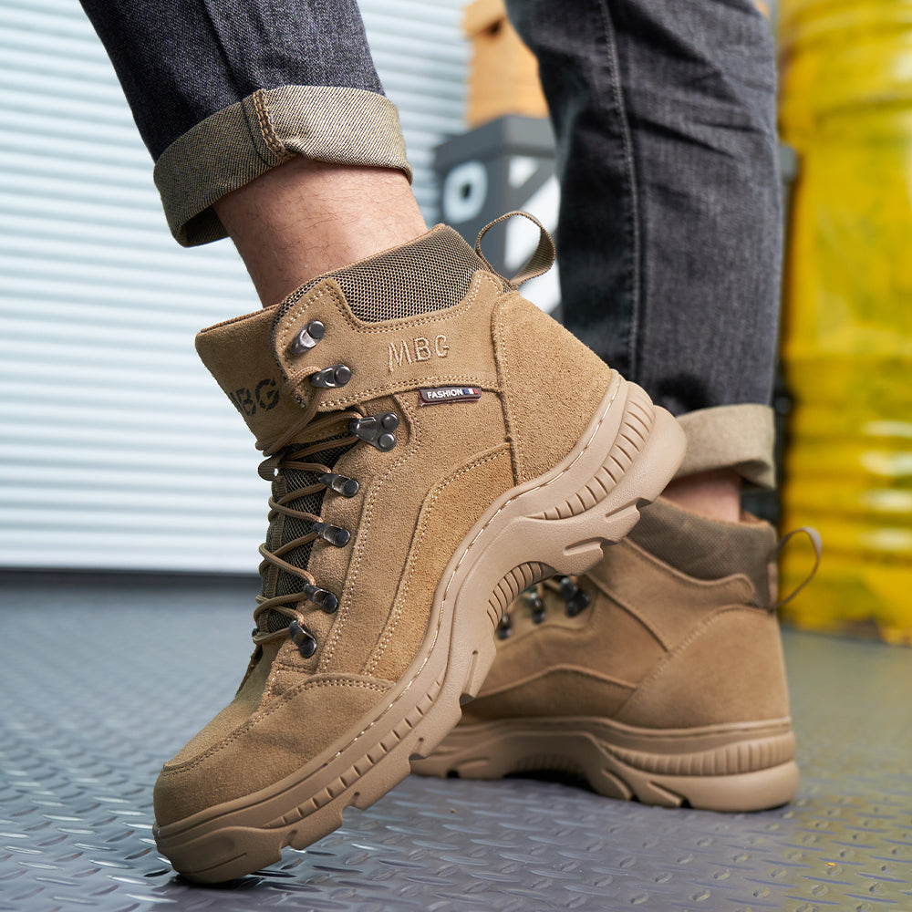 Men’s work boots steel toe comfortable