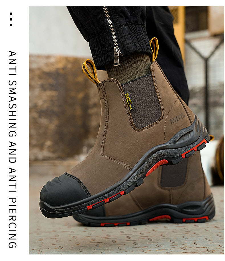 Men’s safety boots steel toe anti smashed