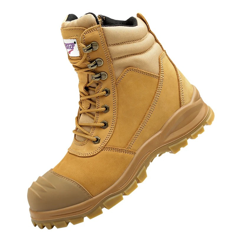Steel toe men’s work boots