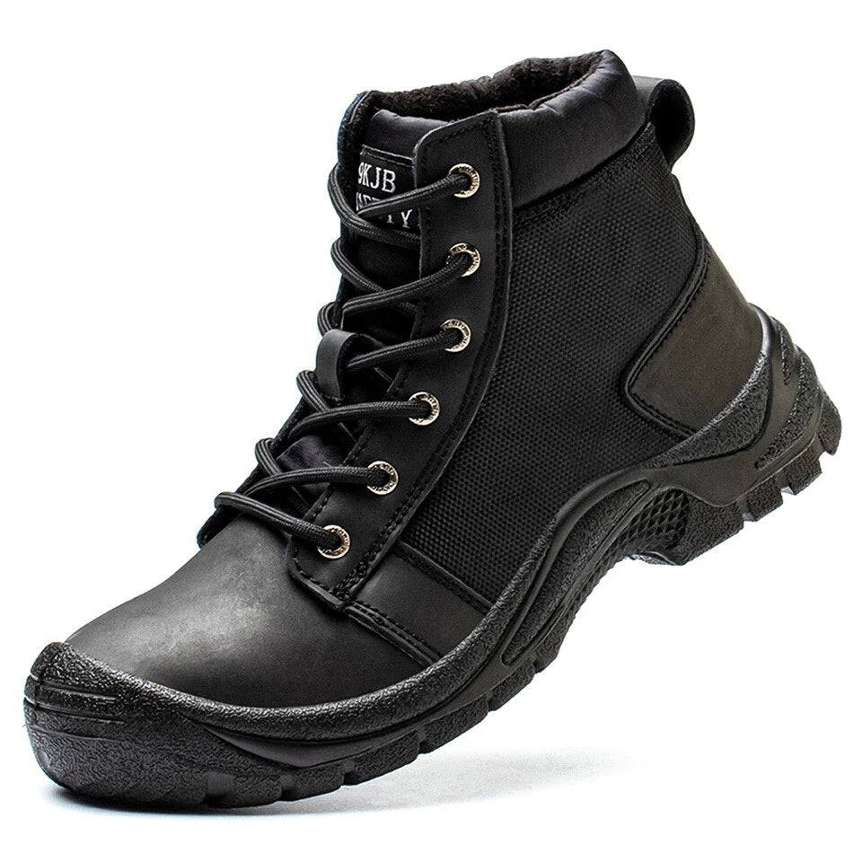 Unisex work shoes steel toe oil resistant