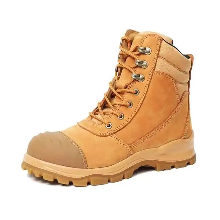 Steel toe men’s work boots