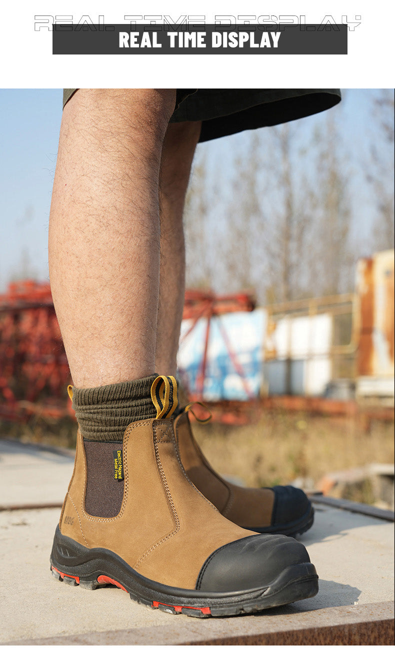 Men’s safety boots steel toe anti smashed