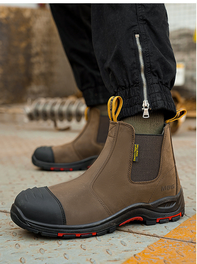 Men’s safety boots steel toe anti smashed