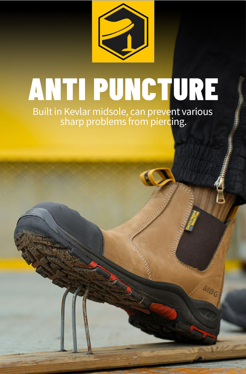 Men’s safety boots steel toe anti smashed